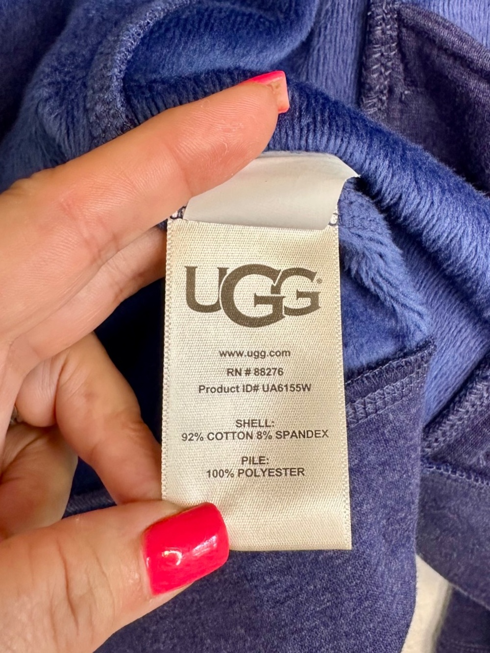 UGG Full-Zip Fleece Hoodie Sweatshirt, Size M - Picture 7 of 10